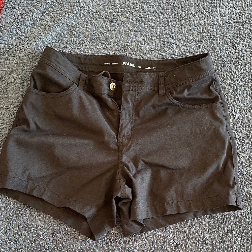 Prana Black High Waist Women's Shorts